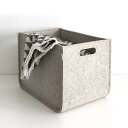 収納かご 大容量 ランドリーバスケット おもちゃ箱 雑貨収納ボックス フェルト素材(x100)