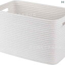 収納かご レディース 大容量 コットン ロープ バスケット 衣類収納ボックス ランドリーバスケット 寝室 洗面所 脱衣所(x100)