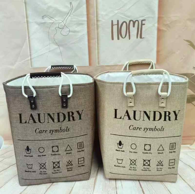 収納かご ランドリーバスケット 綿製 取っ手付き ランドリーボックス 洗濯かご 脱衣かご おもちゃ箱 衣..