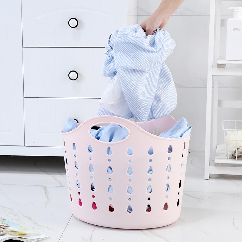 洗濯かご 大容量 ランドリーバスケット ソフトプラスチック製 おもちゃ収納 バスケット 子供用 バスタ..