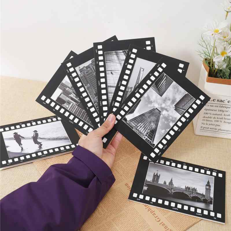 相框 フィルム風 フォトフレーム 写真立て レトロ 写真フレーム 壁掛け 卓上兼用 5個セット 6寸 7寸(x4)