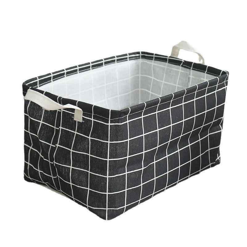 収納ボックス 布製 スクエア型 ランドリーバスケット 折りたたみ式 衣類収納かご 綿麻製 日用品雑貨収納 バッグ スーツ コスメ 書籍 雑誌 配線 着替え(x5)