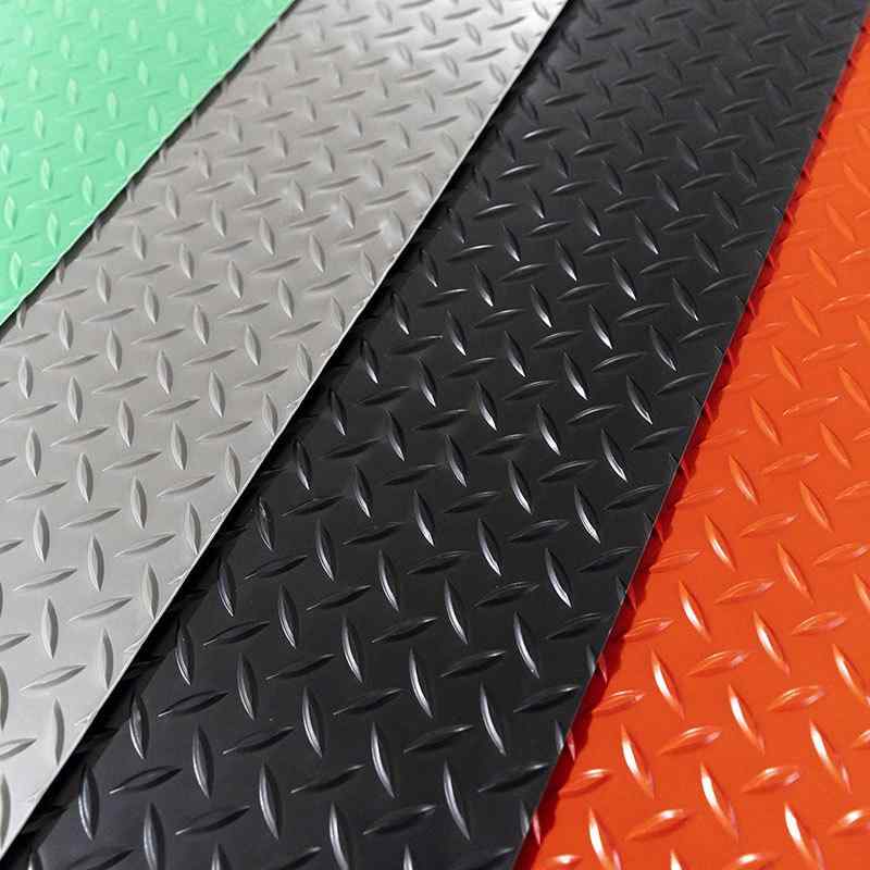 マット PVC 防水 牛筋 滑り止め 銅銭紋 ヘリンボーン 玄関マット 業務用 家庭用 浴室 トイレ 床マット ..