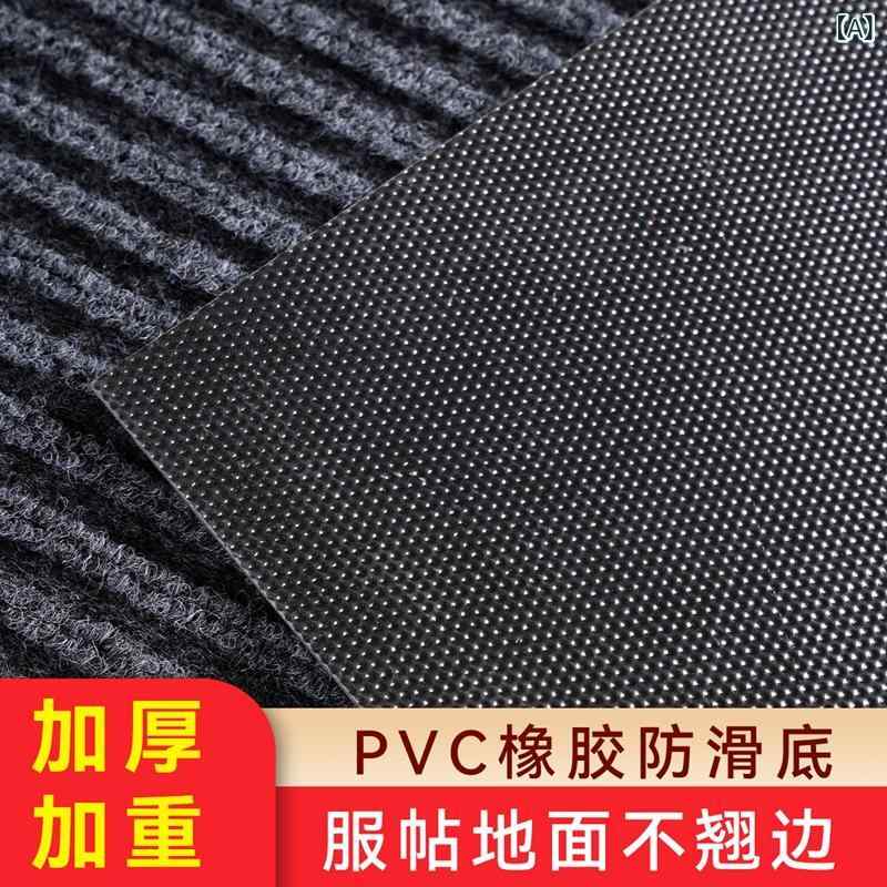 玄関マット ドアマット カット可能 キッチンマット 吸水 滑り止めマット 屋内 泥落とし 大判 深グレー ..