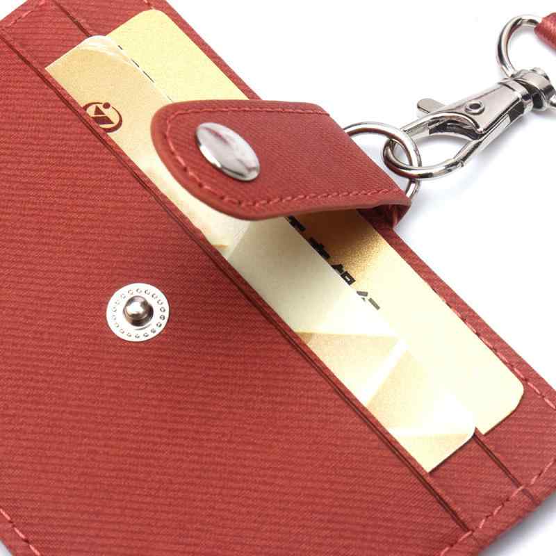 カードホルダー レディース メンズ 布紋 IDカードホルダー ネックストラップ付き PU 多機能 IDカードケース 名刺入れ 定期入れ ビジネス 通勤 通学