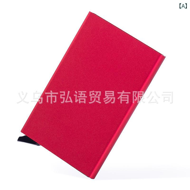 カードケース メンズ レディース 盗難防止 スキミング防止 アルミ合金製 名刺入れ カード入れ(x2)