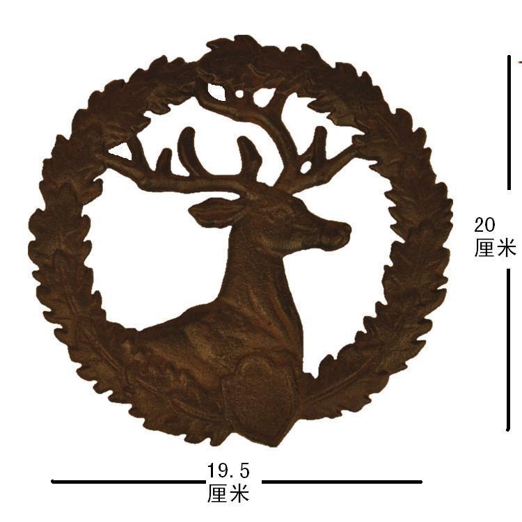 キッチン用品 防滑 断熱パッド 鍋敷き 鋳鉄 円形 ブラウン (x5)