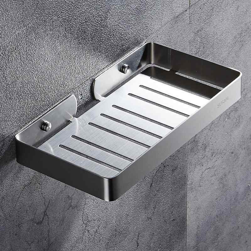 バスラック 洗面所 ラック 浴室 収納 ステンレス 壁掛け 棚 コーナーラック シャワーラック お風呂 ラック おしゃれ 新中式