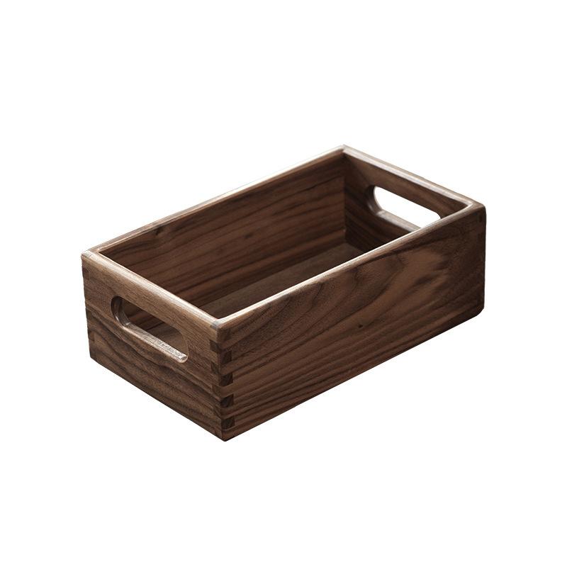収納ケース レディース 木製 コスメボックス アクセサリーケース 小物入れ 文具 整理ボックス 卓上 胡桃木 無垢材