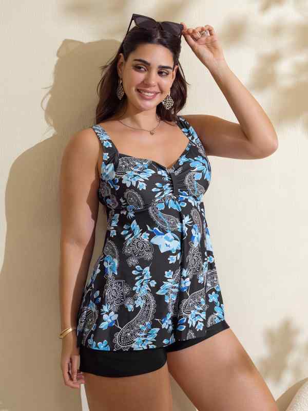 水着 レディース 大きいサイズ セパレート 体型カバー スイムウェア 競泳用 練習用 水泳 海水浴 ビーチ..