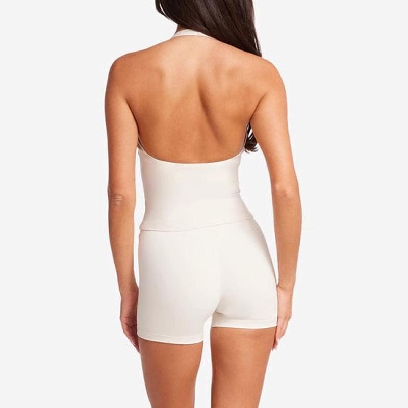 ヨガウェア レディース 吸湿速乾 スポーツブラ 一体型 パッド付き ノースリーブ 運動着 フィットネス ランニング タンクトップ トップス 聚拢显胸 背中開き 無地 春夏秋冬 ピンク系 ブルー ブラック ホワイト