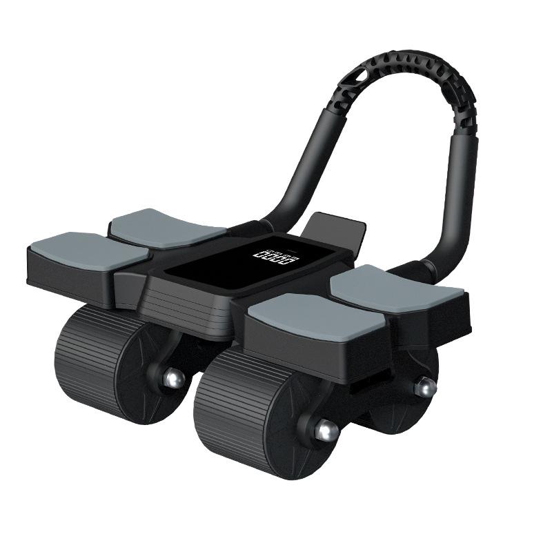 腹筋ローラー メンズ 男性用 大画面 膝当て付き トレーニング エクササイズ フィットネス シェイプアッ..