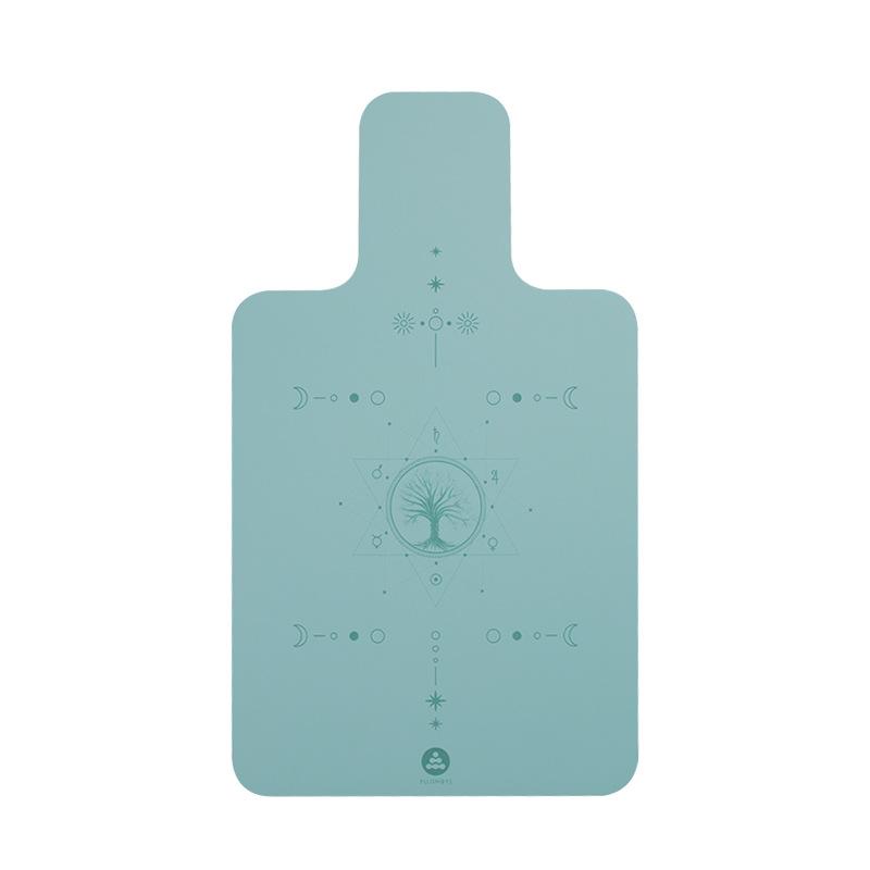 ヨガマット レディース ピラティス エクササイズ トレーニングマット PU ゴム ゴム 滑り止め 幾何学模..