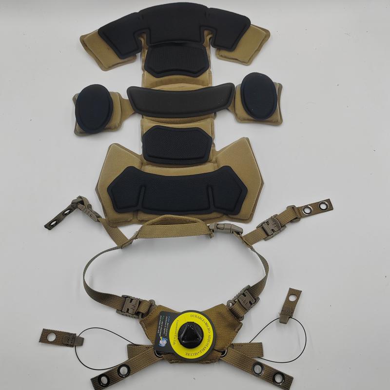 ヘルメット 大人用 インナー 海綿 パッド FAST MICH ミッチ 調整可能 サンド ブラック グリーン(x20)