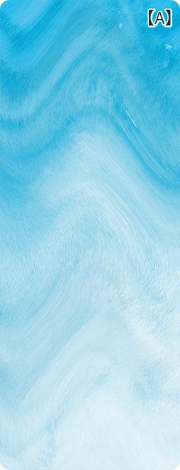 ヨガマット PUプリント ゴム 持ち運び 厚手 滑り止め スポーツ トレーニング エクササイズ 61cm×183cm(..