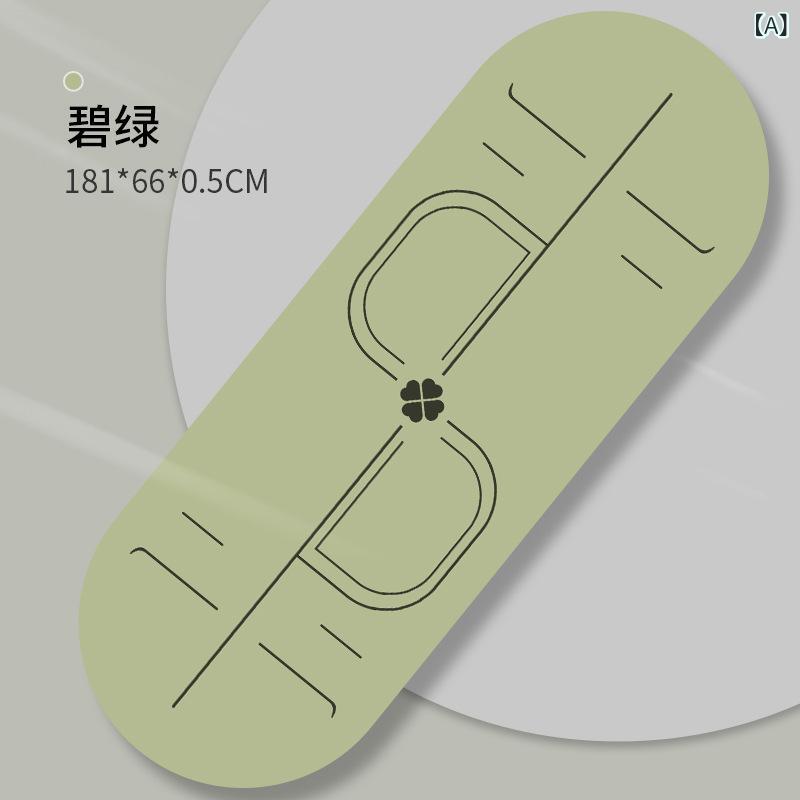 ヨガマット PU ゴム 楕円形 滑り止め クッション性 厚手 室内 プロ トレーニング エクササイズ 衝撃吸..