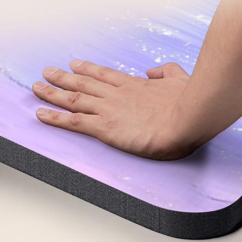 ヨガマット 大判 室内用 防音 滑り止め 衝撃吸収 ワイド エクササイズマット トレーニングマット スト..