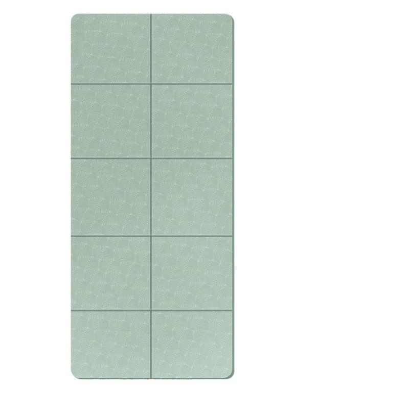 ヨガマット 男性用 TPE 折りたたみ 厚手 幅広 185cm×80cm ジム トレーニング ピラティス ストレッチ エ..