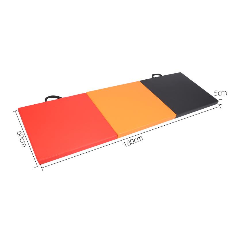 ヨガマット エクササイズマット 厚手 折りたたみ 防音 ストレッチ トレーニングマット 腹筋運動 家庭用..