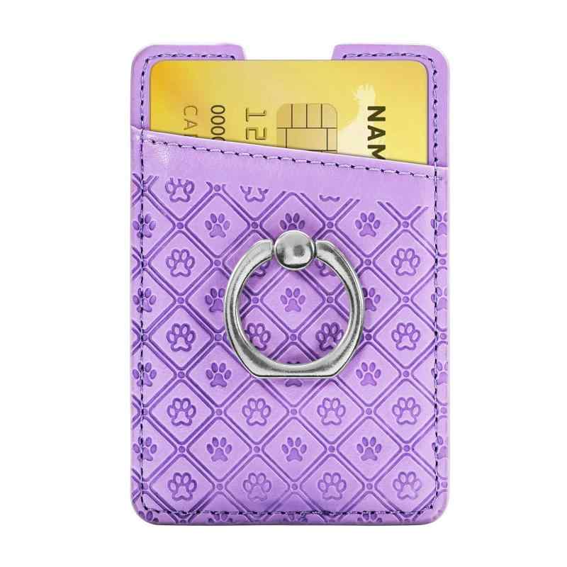 カードケース スマホ 背面 貼り付け カード入れ 薄型 PUレザー 無地 スマートフォン 定期入れ 通勤 通..