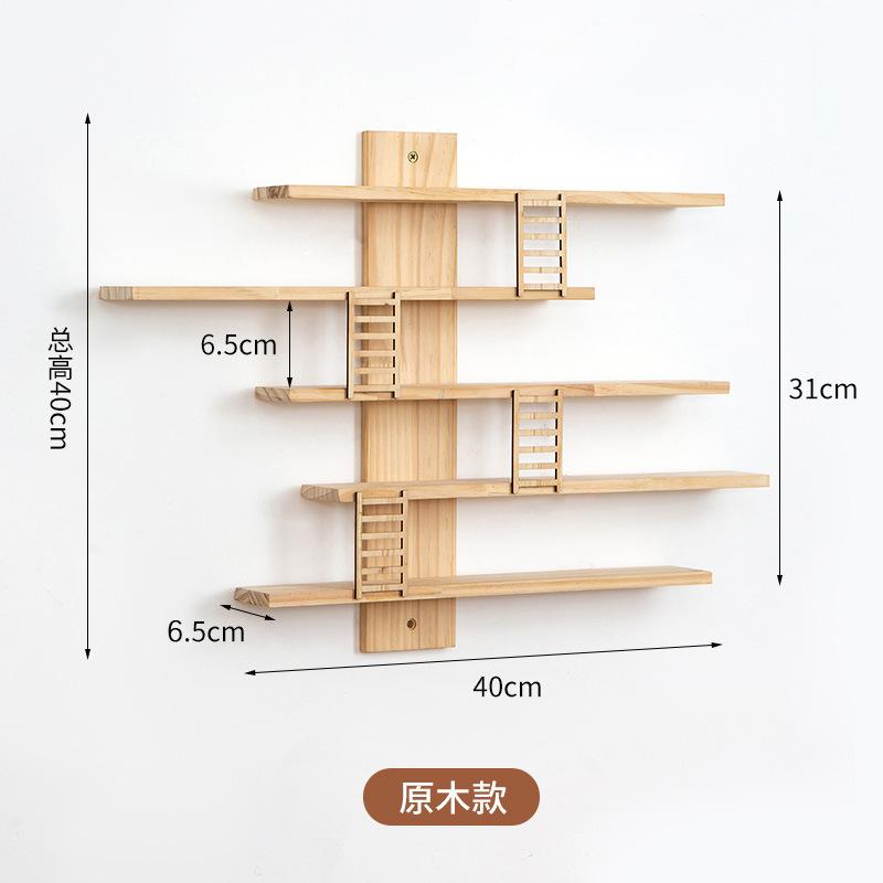 壁掛け棚 子供部屋用 動物モデル 収納棚 ディスプレイラック 木製 ウォールシェルフ 無垢材 ミニチュア..