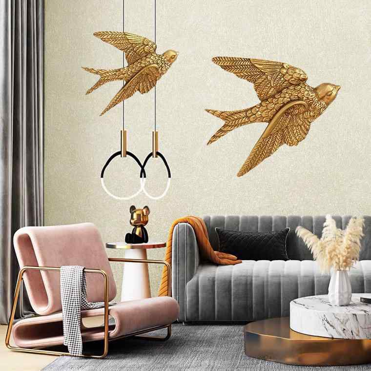 壁飾り リビング ベッドルーム ウォールデコレーション 幾何学模様 樹脂製 ヨーロピアン 玄関 バルコニー