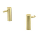 壁掛けフック 北欧 モダン ミニマル 真鍮製 コートフック 寝室 浴室 壁掛け 装飾 シングル フック ブラッシュ仕上げ