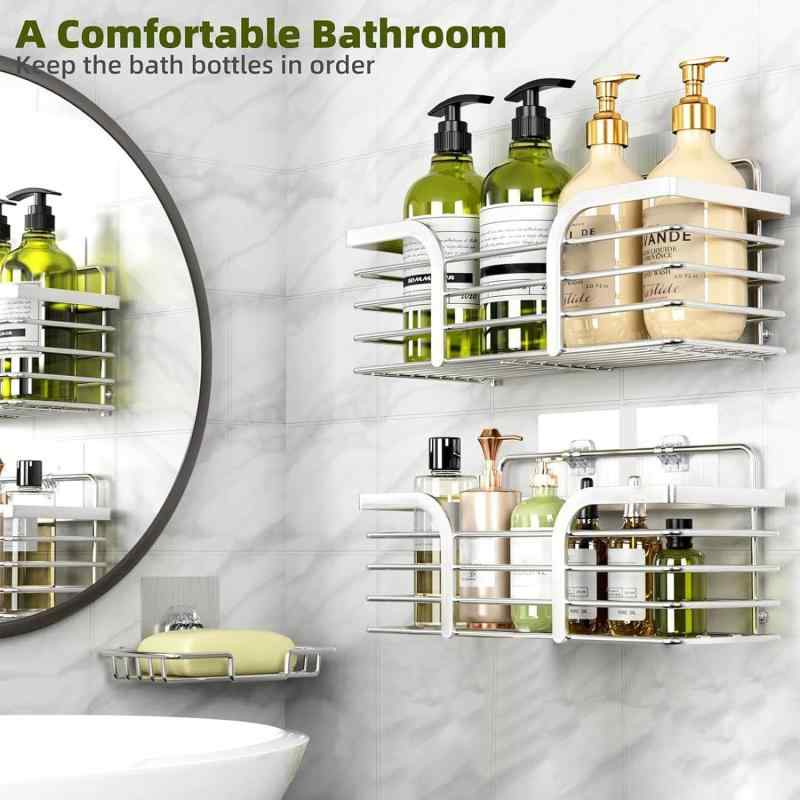 浴室 ラック シャンプーラック ステンレス 壁掛け 棚 お風呂 洗面所 収納