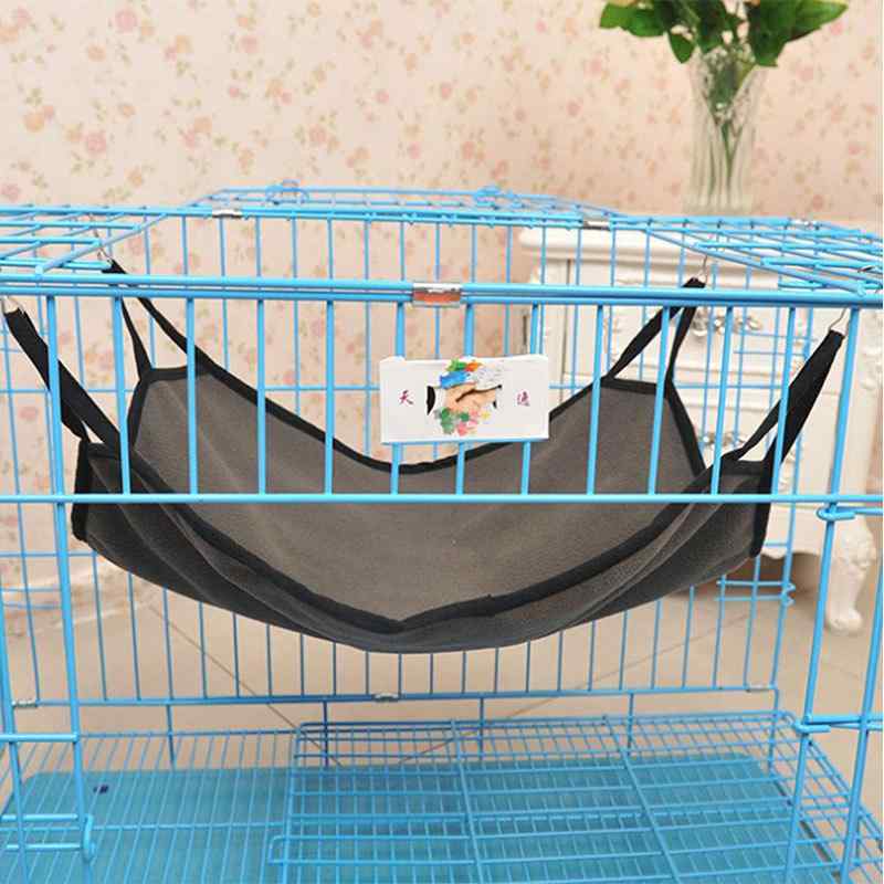 猫 ハンモック 猫鍋 猫 ケージ用 ペットベッド 春夏秋冬 両用 洗濯可能 吊り下げ あったか ふわふわ ゲージ用 暖かい 寒さ対策(x100)