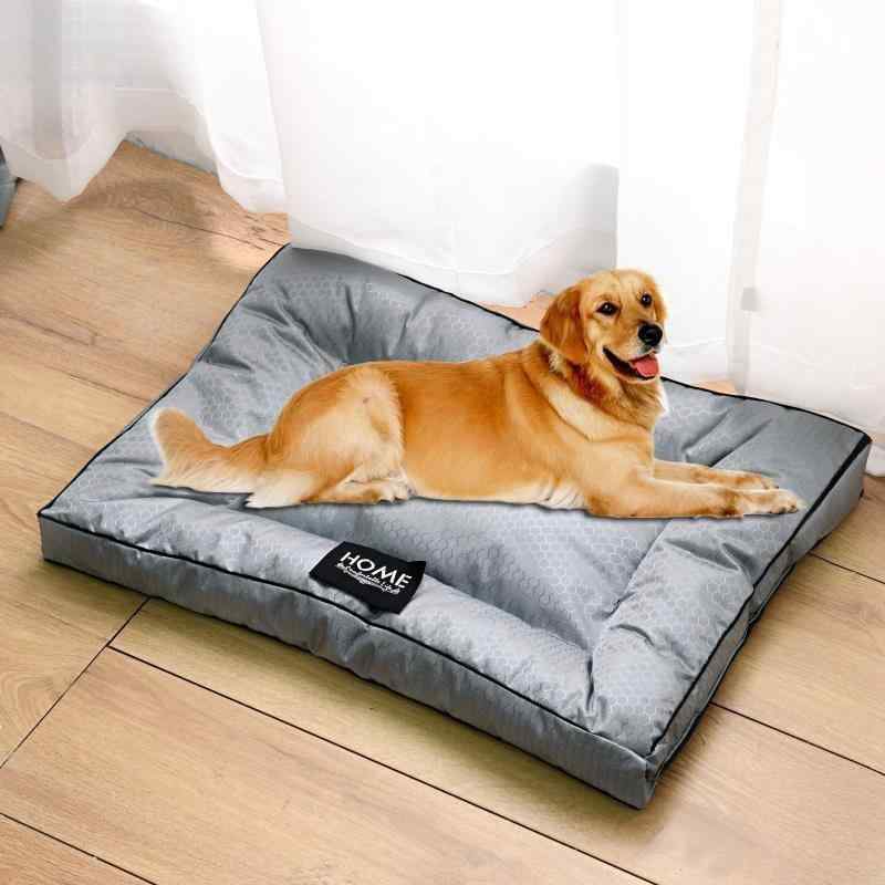 犬 猫 ベッド 秋冬用 あったか クッション ペットマット 牛津布 オックスフォード 防水 防寒 丈夫 耐久性 室内 グレー