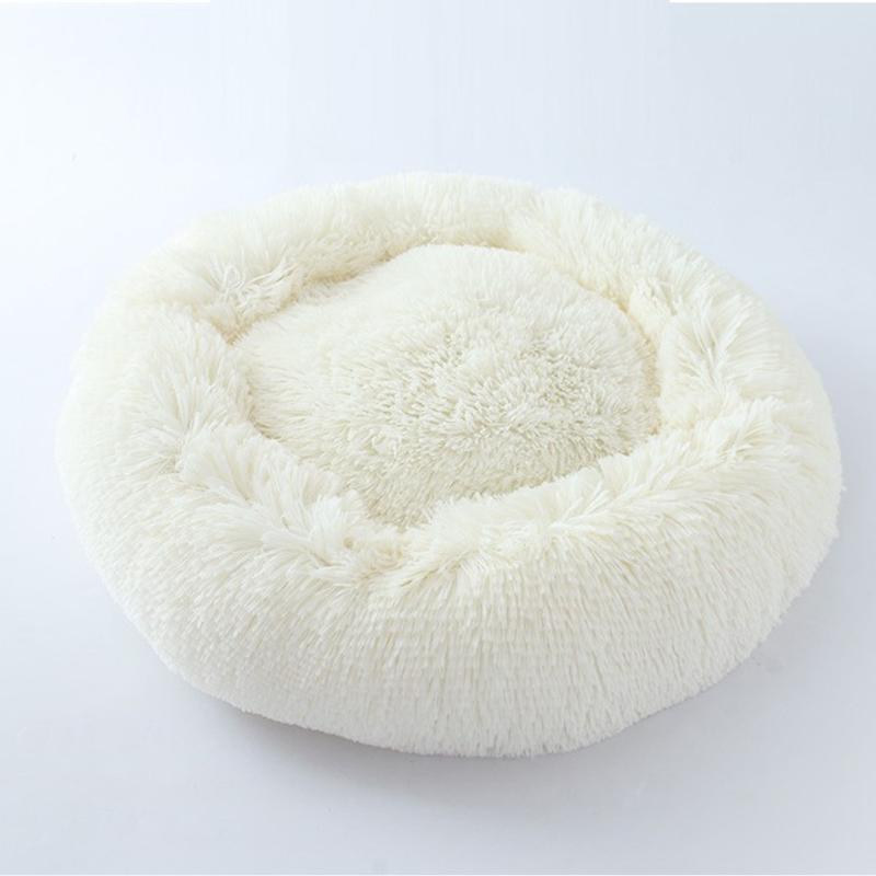 犬 猫 ペット ベッド クッション マット 小型犬 中型犬 大型犬 ソファ ふわふわ もこもこ あったか 秋冬 暖か ぐっすり眠れる 丸型 レッド ピンク系 アイボリー グレー コーヒー 杏色 ブルー パープル(x2)