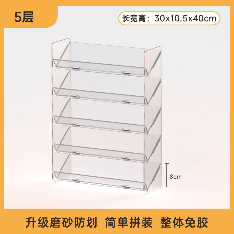 コスメ収納ボックス アクリル製 メイクボックス 口紅 アイシャドウ パウダー 香水 コスメ 卓上収納 4段..