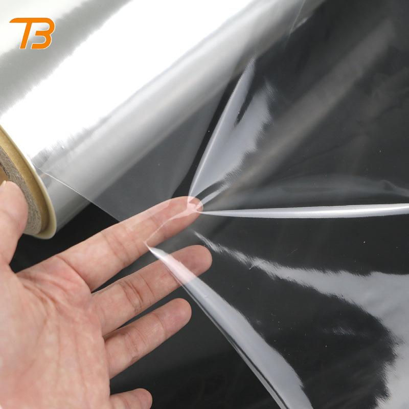 ラッピングフィルム 防傷 BOPPフィルム 光沢 化粧品箱 包装袋 プリント加工 透明 幅300mm〜1590mm