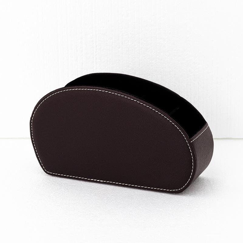 収納用品 PUレザー リモコンラック デスクオーガナイザー 小物入れ 文房具収納 化粧品収納 卓上収納 多機能 おしゃれ シンプル モダン リビング ベッドルーム オフィス(x40)(3)