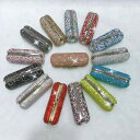 口紅ケース レディース 携帯用 おしゃれ かわいい コンパクト ミラー付き 립스틱 収納 ボックス 宝石箱風 ラインス...