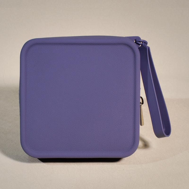 化粧ポーチ レディース 大容量 コスメポーチ 零銭入れ シリコン製 旅行用 収納バッグ イヤホンケース付き カスタマイズ可能 ミルキーホワイト グリーン ブルー オレンジ イエロー ネイビー ピンク カーキ 無地 車縫線 アニマル柄