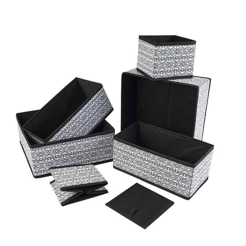 収納ケース レディース メンズ インナー 下着 衣類 整理 引き出し デスク 卓上 折り畳み式 防塵 防湿 ..