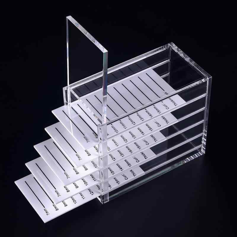 メイクボックス レディース 5段 アクリル 透明 つけまつげ 収納ケース 卓上 大容量 防塵 コスメボック..