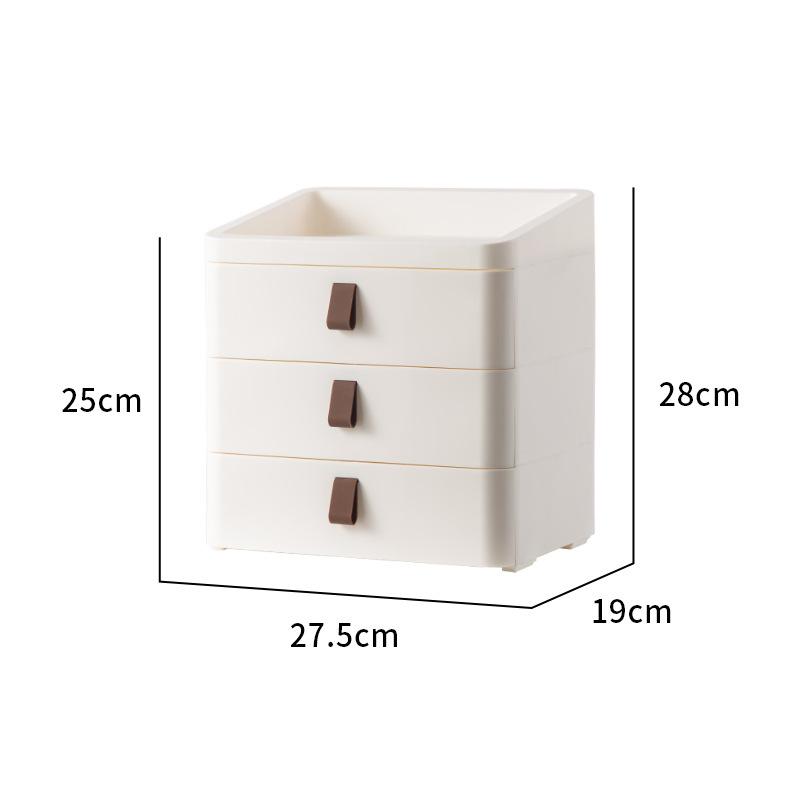 収納ケース デスク収納ケース 小物入れ 文具収納 化粧品収納 プラスチック 大容量 分格 整理 日用品雑貨(x2)