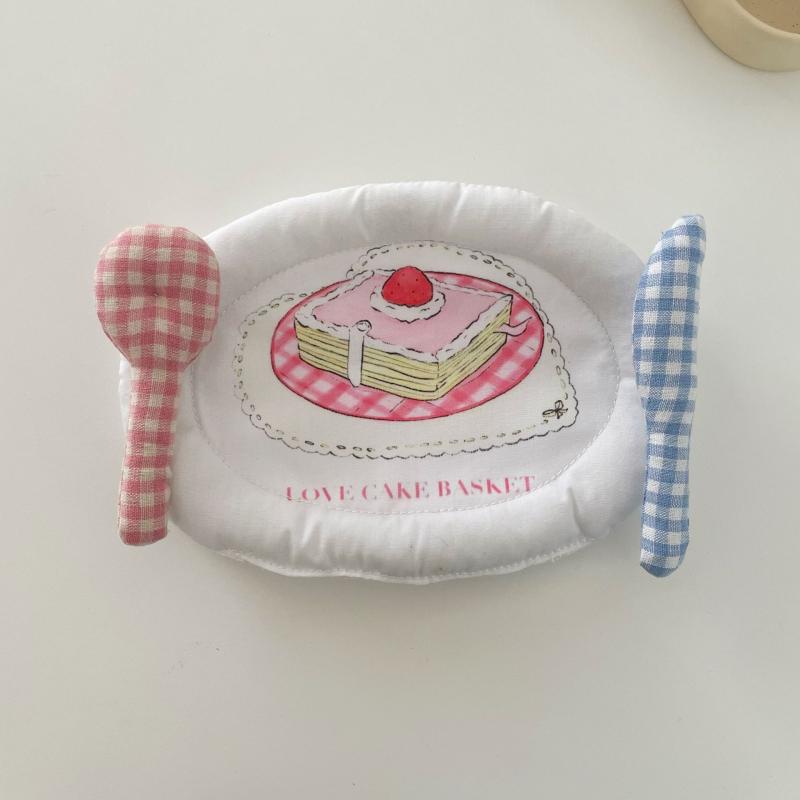 テーブル用品 レディース かわいいケーキ柄 カートゥーン 布製 コースター プレースマット デスク装飾..