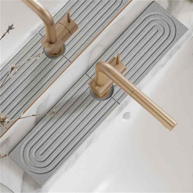 水切りマット レディース メンズ 珪藻土 水栓マット 速乾 吸水マット キッチン 洗面所 台所 無地 シン..