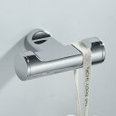 フック 壁掛け 亜鉛合金 コートフック 帽子掛け 浴室 トイレ 玄関 収納 電気メッキ加工 クロムメッキ ブラック ガンメタル