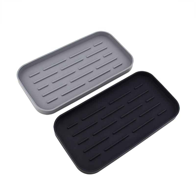 キッチンマット シリコン 水切りマット 断熱マット 大型 乾燥マット 鍋敷き 45x40cm ホワイト ブラック グレー ピンク系 ブルー系 グリーン系