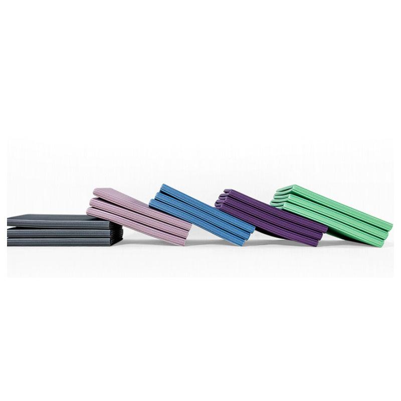 ヨガマット レディース メンズ TPE 厚手 軽量 折りたたみ ポータブル エクササイズ トレーニング スポ..