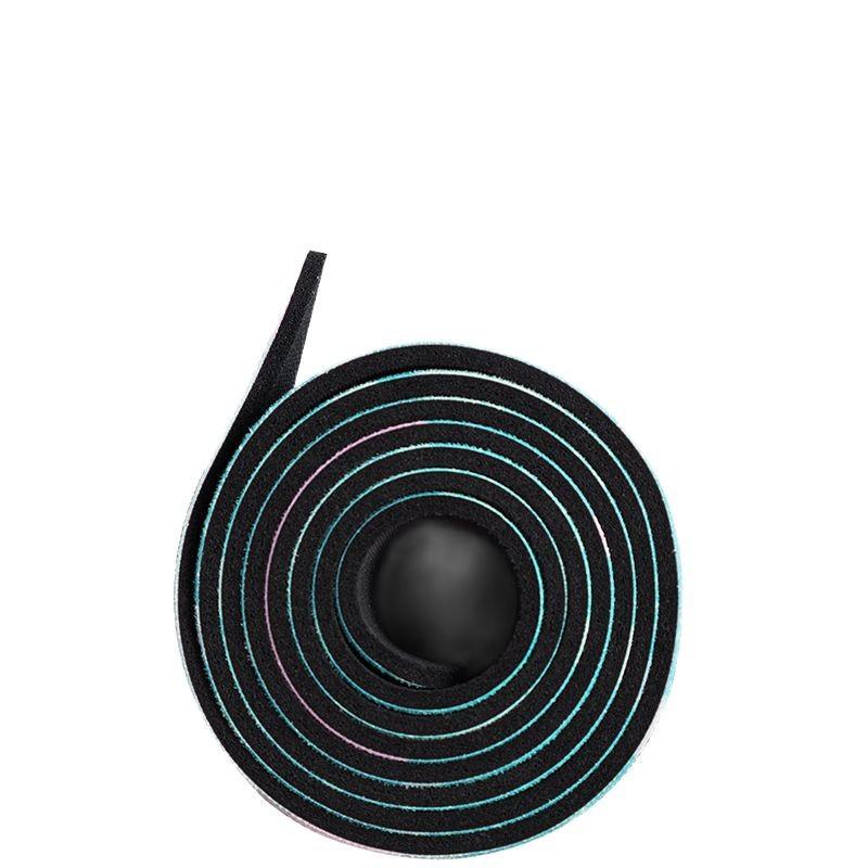 ヨガマット レディース 鹿 スエード調 ラバー 滑り止め 吸汗 折り畳み 薄型 携帯 初心者 ヨガラグ 183c..