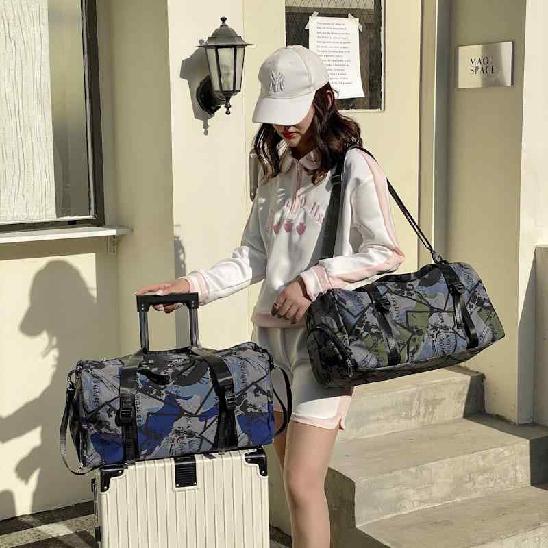 ヨガマット バッグ スポーツジム用 レディース メンズ 大容量 乾湿分離 春夏 手提げ 斜め掛け トラベル..