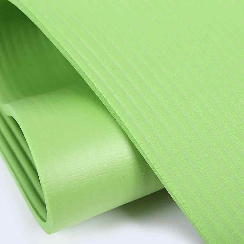 ヨガマット 高密度ゴム NBR 防振 衝撃吸収 スポーツ 運動 フィットネス エクササイズ 厚手 ワイド 185c..