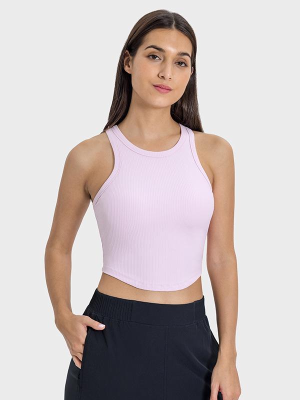 ヨガウェア レディース 防振タンクトップ 一体型胸パッド ノースリーブ スポーツベスト ランニング 聚拢 トレーニングウェア 伸縮性 吸湿速乾 春夏 ブラック ホワイト ピンク ブルー