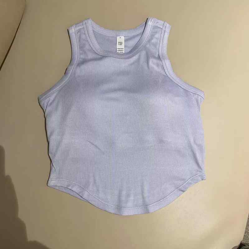 ヨガウェア レディース トップス ブラパッド付き 高伸縮 ノンワイヤー タンクトップ スポーツブラ インナー 麻グレー ブラック 青ブルー ライトブルー