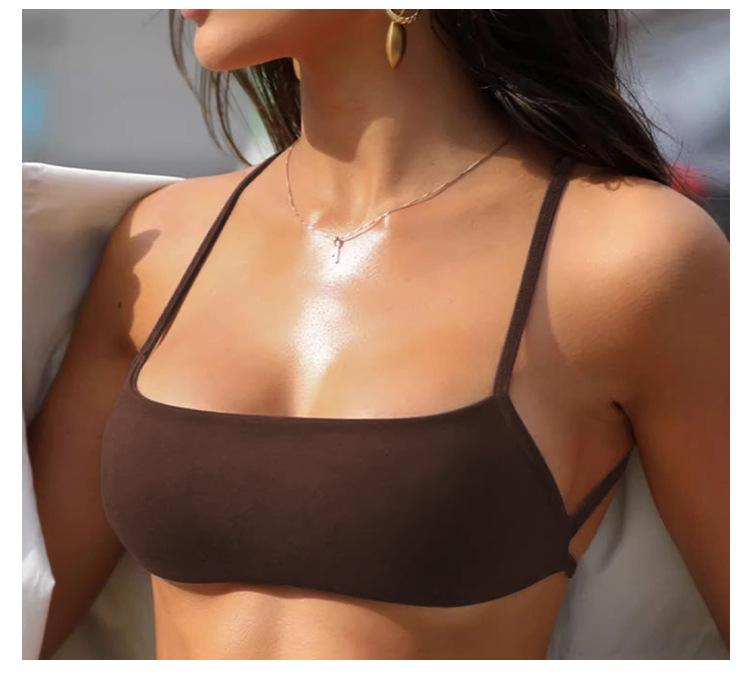 スポーツブラ レディース 美背 揺れにくい パッド付き ヨガウェア ランニング フィットネス トレーニン..